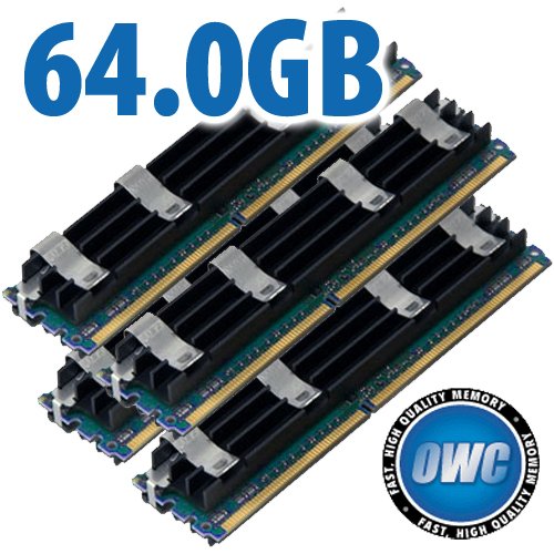 64.0GB (8 X 8GB) OWC PC6400 DDR2 ECC 800MHz 240-Pin FB-DIMM Memory Upgrade Kit For Mac Pro (2008) *A