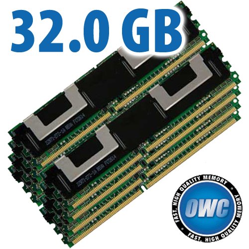 32.0GB (8 X 4GB) OWC PC5300 DDR2 ECC 667MHz 240-Pin FB-DIMM JEDEC Spec Memory Upgrade Kit For Apple