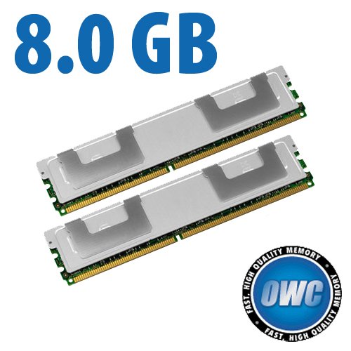 8.0GB (2 X 4GB) Xserve Quad-Core Xeon Kit PC6400 DDR2 ECC 800MHz 240-Pin FB-DIMM JEDEC Memory Upgrad