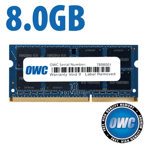 8.0GB OWC PC-8500 DDR3 1066MHz 204-Pin SO-DIMM Memory Module