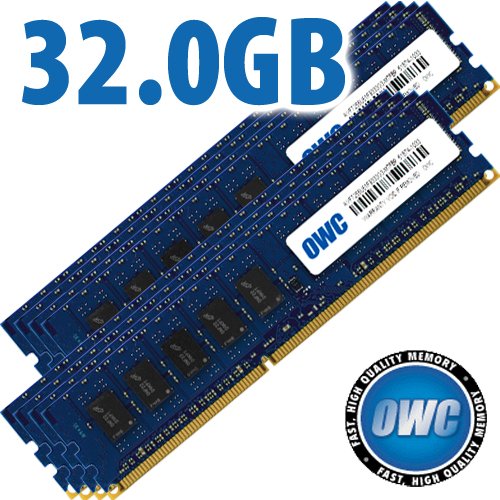 32.0GB Mac Pro Early 2009 Memory Matched Set (8x 4GB) PC-8500 1066MHz DDR3 ECC Registered SDRAM Modu