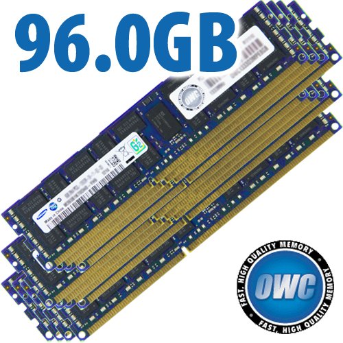 96.0GB (12 X 8GB) Xserve 8-core Early 2009 Memory Matched Set PC-8500 1066MHz DDR3 ECC-R SDRAM Modul