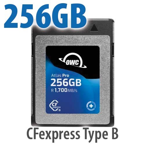 256GB OWC Atlas Pro CFexpress 2.0 Type B Memory Card