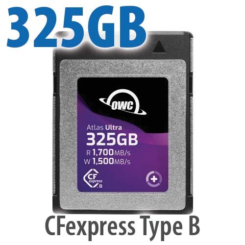 325GB OWC Atlas Ultra CFexpress 2.0 Type B Memory Card