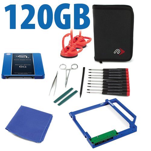 120GB OWC DIY Optical Drive To SSD Upgrade Kit For IMac (2009-2011) With OWC Mercury Electra 3G SSD