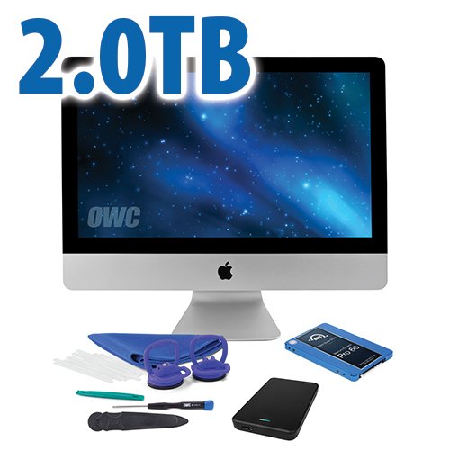 DIY Kit For 2012 - 2019 21.5 IMac's Factory HDD: 2.0TB OWC Mercury Extreme Pro 6G SSD.