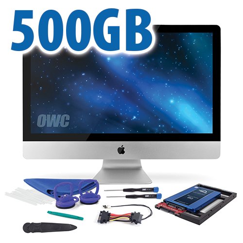 DIY Kit For All 2012 - 2019 27 IMac's Factory HDD: 500GB OWC Mercury Electra 6G SSD.
