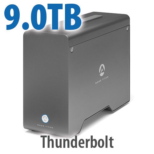 9.0TB OWC Node Titan SE Thunderbolt NVMe RAID External Storage Solution With SoftRAID XT