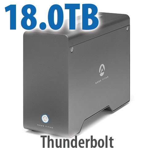 18.0TB OWC Node Titan SE Thunderbolt NVMe RAID External Storage Solution With SoftRAID XT