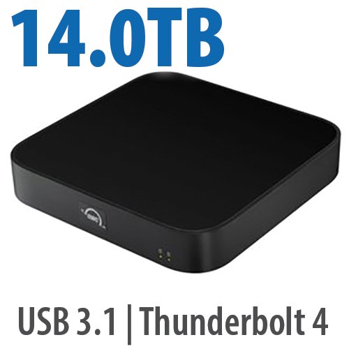 14.0TB (6.0TB HDD + 8.0TB NVMe) OWC MiniStack STX Stackable Storage And Thunderbolt Hub Xpansion Sol