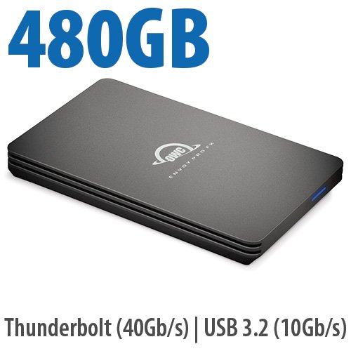 Photos - SSD OWC 480GB  Envoy Pro FX Thunderbolt + USB-C Portable NVMe  External Stor 