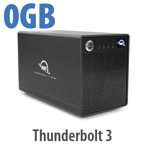 OWC ThunderBay 4 Mini Four-Bay Thunderbolt External Storage Enclosure With SoftRAID XT For 2.5-inch