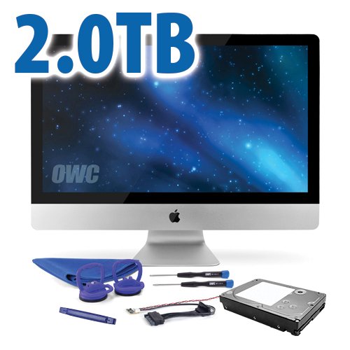 DIY Kit: 2.0TB 7200RPM HDD Upgrade/Replacement Kit For 27-inch & 21.5-inch IMac (2009 - 2010)