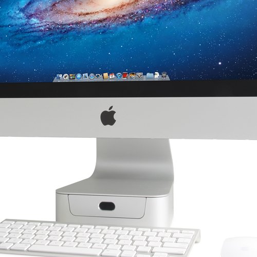 Photos - Mount/Stand Rain Design mBase Storage Stand for Apple 27" iMac - Silver 10044 