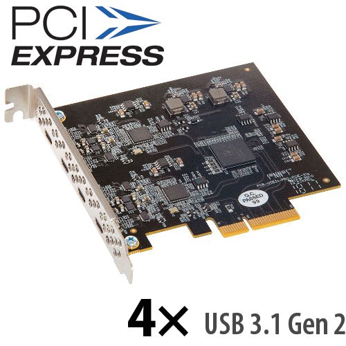 Photos - PCI Controller Card Sonnet Technologies Allegro USB-C 4-Port SuperSpeed +USB 3.1 Gen 2 PCI Exp 