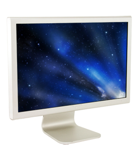 With Power Supply Apple Cinema Display Aluminum Mac Pc Monitor A1081 Computer Monitors Projectors Accessories Computer Monitors