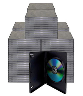 100 CD/DVD Cases