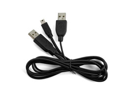OWC Y-Type Dual USB 2.0 to Mini B Cable